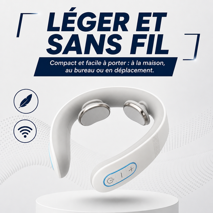 Ezenea® | Masseur Cervical EMS & Chaleur (Nuque • Cou)