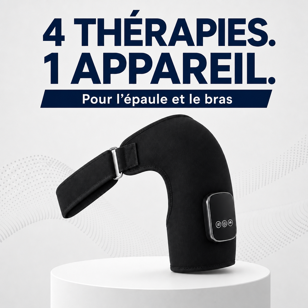 Ezenea® | Masseur d'Épaule Thermo-Massant 4-en-1 (Épaule • Bras)