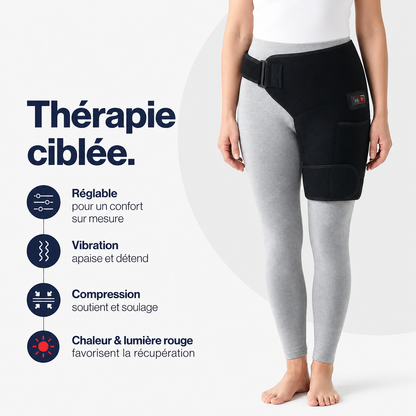 Ezenea® | Ceinture Thermo-Massante 4-en-1 (Hanche · Fessier · Bas du dos)