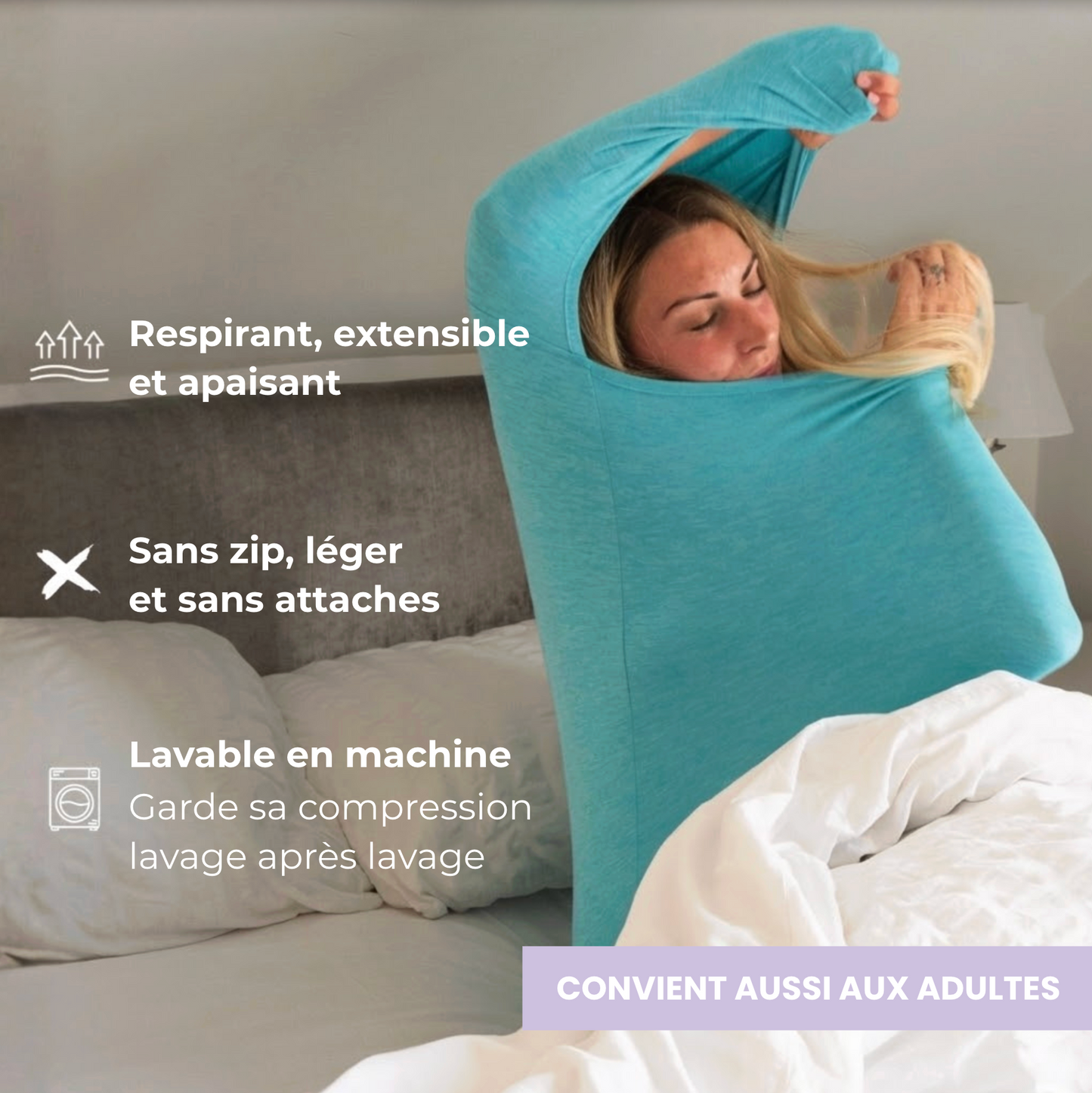 Ezenea Cocoon® - couverture de compression apaisante