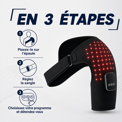 Ezenea® | Masseur d'Épaule Thermo-Massant 4-en-1 (Épaule • Bras)