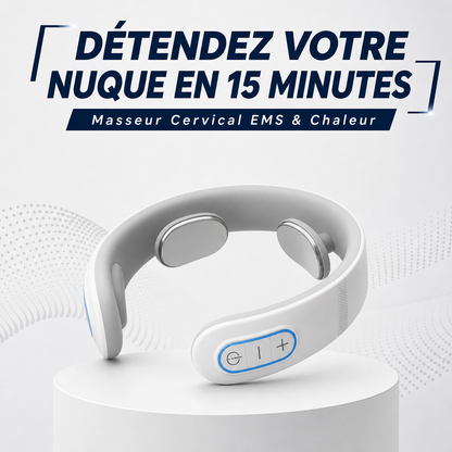 Ezenea® | Masseur Cervical EMS & Chaleur (Nuque • Cou)