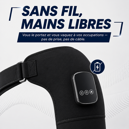 Ezenea® | Masseur d'Épaule Thermo-Massant 4-en-1 (Épaule • Bras)