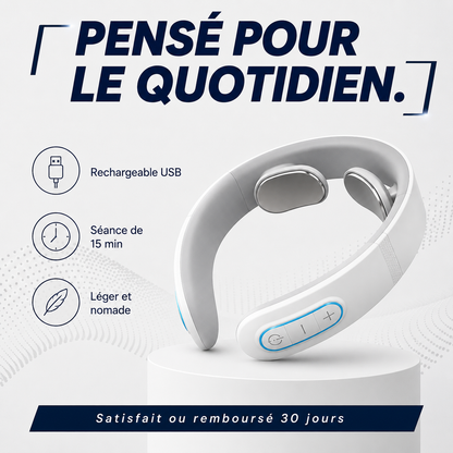 Ezenea® | Masseur Cervical EMS & Chaleur (Nuque • Cou)