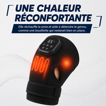 Ezenea® | Genouillère Chauffante & Massante