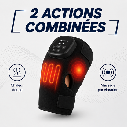 Ezenea® | Genouillère Chauffante & Massante
