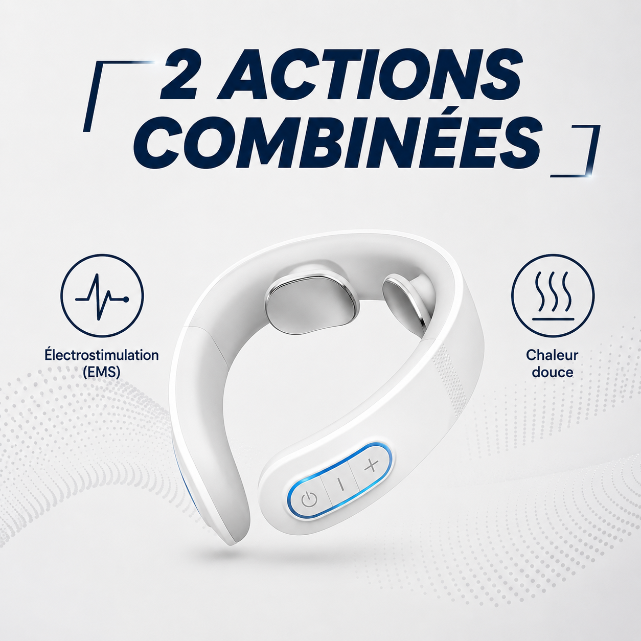 Ezenea® | Masseur Cervical EMS & Chaleur (Nuque • Cou)