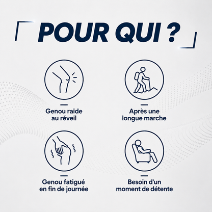 Ezenea® | Genouillère Chauffante & Massante